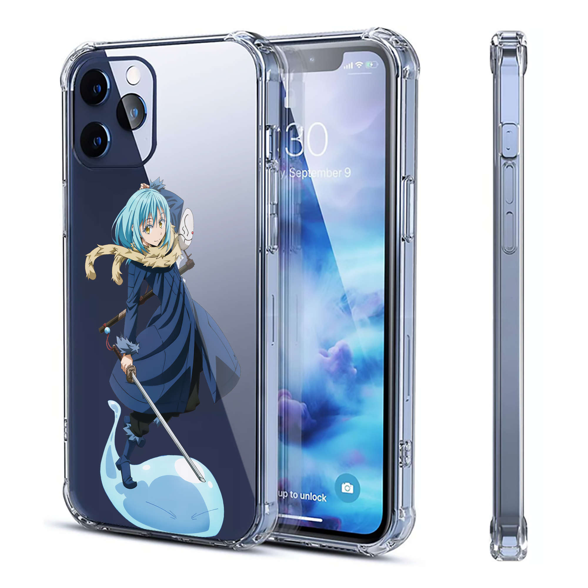 （画像用） 転スラ Regarding Reincarnated to Slime 【iPhone 12シリーズ対応】透明スマホケース（クリアソフトケース）